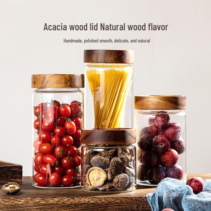 High-Quality Glass Sealed Kitchen Jar for Grains, Cereals, and Pickling