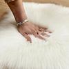 Fluffy Heart Shaped Rug Shaggy Floor Mat Cushion Plush Carpets  Home Decor