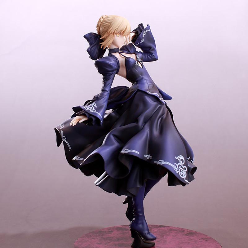 25cm Fate/Stay Night Saber Alter - Pvc Anime Figurine Formal Dress Version Swapable Stylish Room Decoration Desk Ornament Present