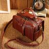 Trendy Fashion Versatile Commuter Messenger Bag Leather Niche Portable Pillow Bag