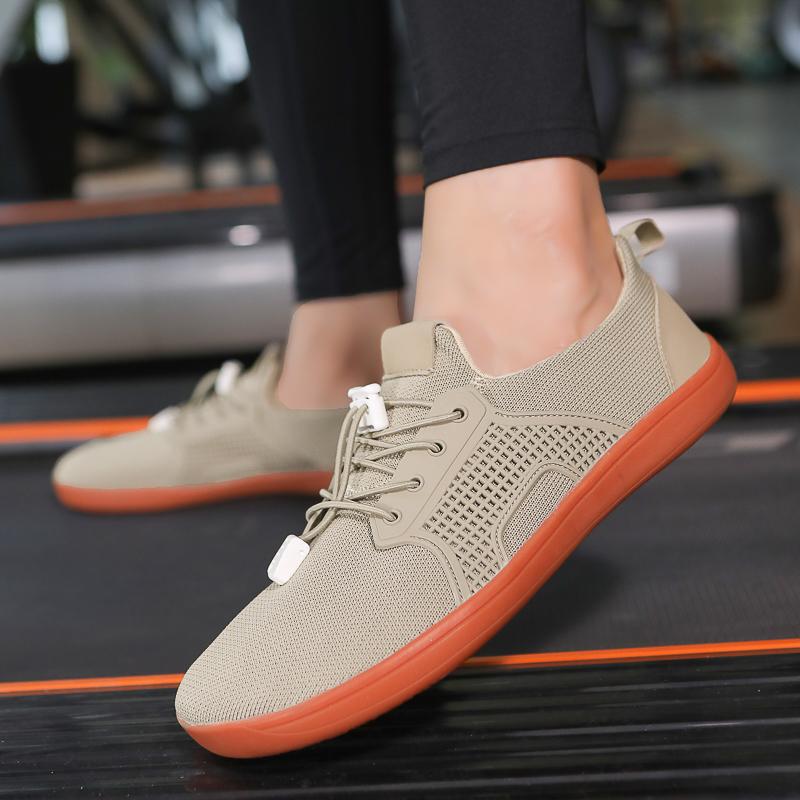 Mesh Outdoor Casual Sports Shoes Wide Toe Barefoot Walking Shoes Breathable Gym Fitness Cross-training Shoes Flats