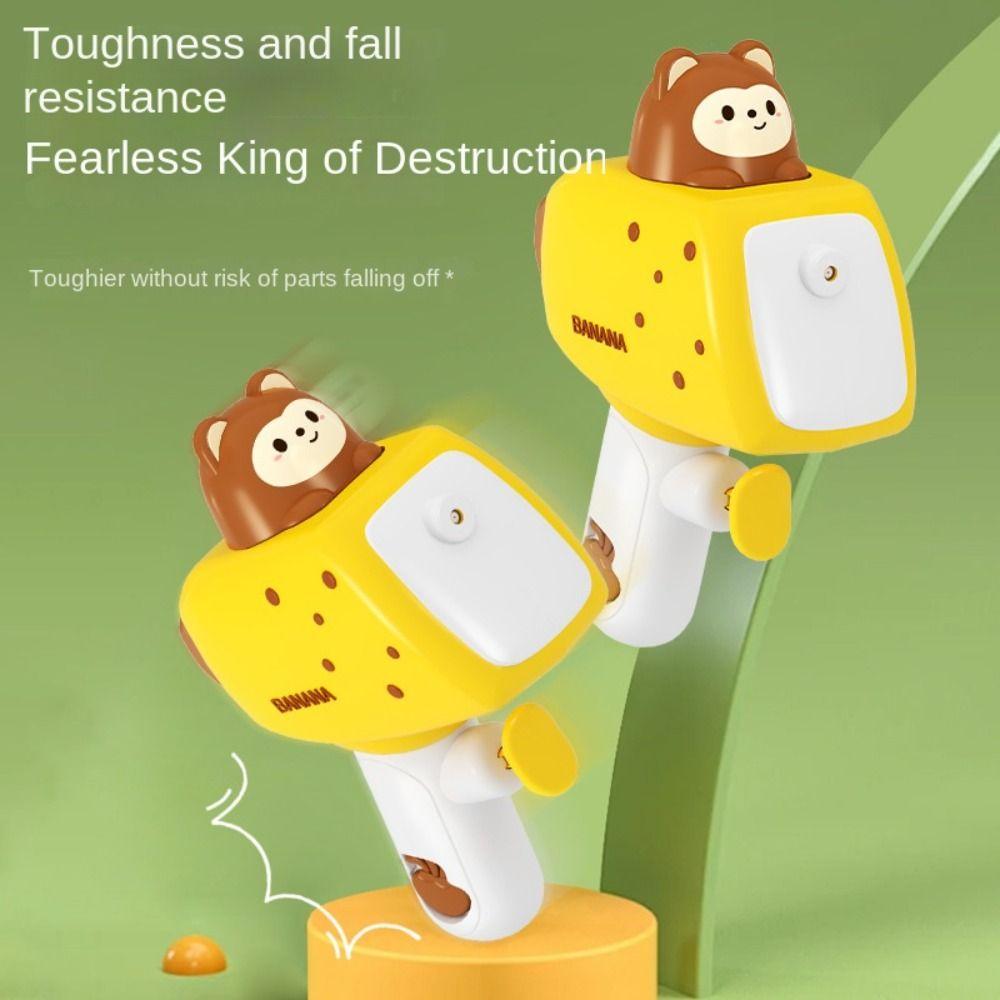 Animal Design Orange Bath Fountain Toy Press Type Water-Sprinkling Festival Sprinkler  Summer