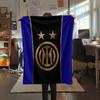 Football Club Internazionale Milano Flannel Blanket, High quality Comfortable for All Seasons, Home Decor, Warmth and Comfort