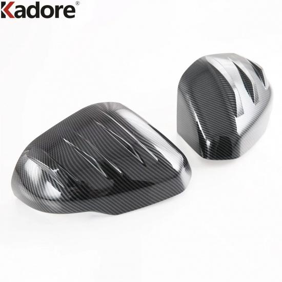 For Honda CRV CR-V 2024 Carbon Fiber Rearview Mirror Cover Trim Side Wing Mirror Cap Frame Overlay Car Accessories