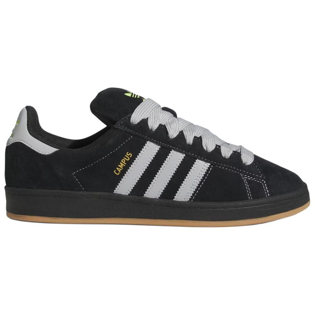 adidas Originals Campus 90er Rutschfest Abriebfest Niedrig geschnittene Skateboard-Schuhe Unisex Schwarz JP8206