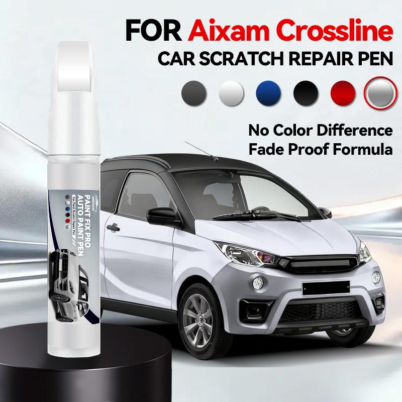 

For 2005-2025 AIXAM Crossline Paint Repair Pen Touch Up Scratch Remover DIY Auto Accessories Pearly White Silver Grey Black Blue срібний