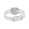Casio DIGITAL series-square, daily waterproof, quartz movement, leather strap, Japanese and Korean watch, female watch, white dial LA-11WL-7A