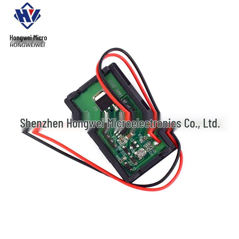 DC5-120V 2-Wire 0.56'' EV Digital Voltmeter with Reverse Protection - Blue