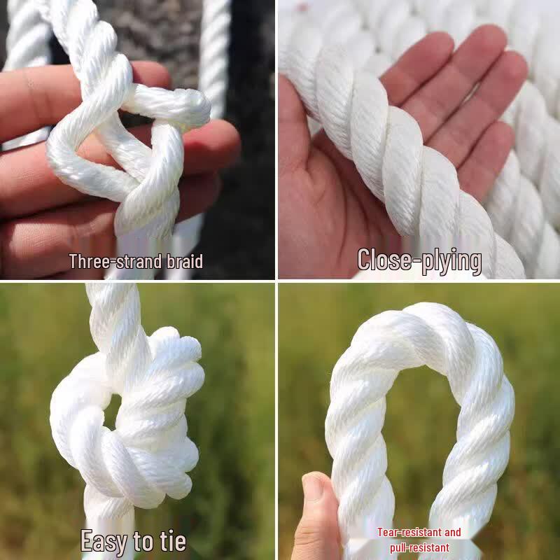 Lanyu 16mm High-Strength Polypropylene 3-Strand Safety Rope