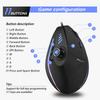 ZELOTES C-18 10000DPI Adjustable RGB Optical Gaming USB Wired Vertical Mouse