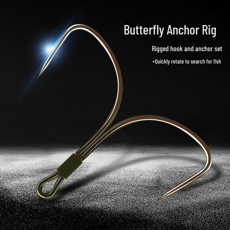 Special Fishing Rig: Three-Claw Hook Set for Grass and Silver Carp