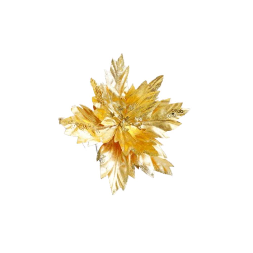 Simulation Beflockung Weihnachten Glitzer Blume Große Weihnachtsbaumschmuck Hotel Büro Dekor