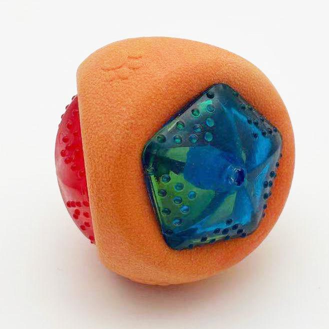 Luminous Eco-Friendly TPR Dog Toy - Bite-Resistant, Sound-Emitting Teething Toy