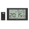 Wetterstation - HAMA - Sylt - Außensensor - Funk-Uhr - Großes schwarzes Display