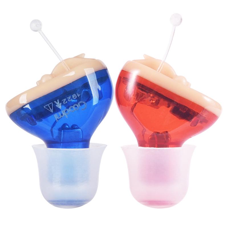 

Invisible Wireless Hearing Aids: Ready Stock for Young and Elderly, with Sound Amplifier Accessories Left Ear - Blue