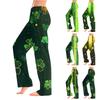 Women's Casual Fashion Comfort Pajama Pants Print Drawstring Pants Full Length Long