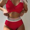 Women Sexy Bikini Set With Nylon Fabric For Beach And Pool Water Sports
