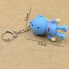 Kawaii Children Car Cute Cartoon Gift Bags Accessories Toy Keychain Keyring Monkey with LED Light