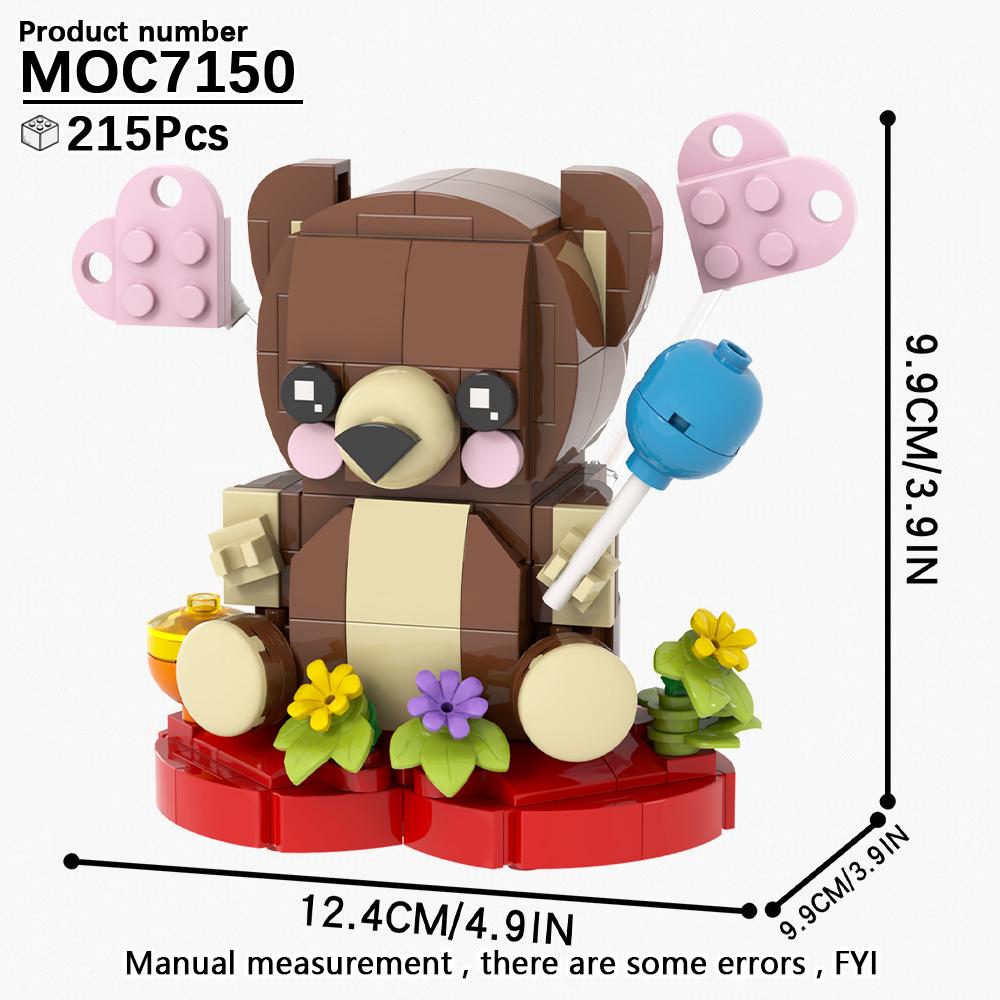 MOOXI Animal Series MOC Brick Panda Tiger Cat BrickHeaded Ser Model Adultes Building Block Kids Education Toys For Children Gift