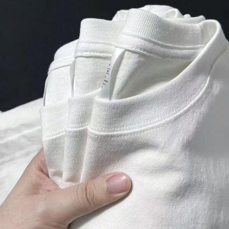 

Unisex 100% Pure Cotton Crew Neck Short Sleeve Solid Color T-Shirt XXXL