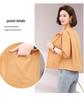 Plus Size Women's Casual Slimming Short Jacket - 2025 Spring Korean Style, Loose Fit, Long Sleeve Top