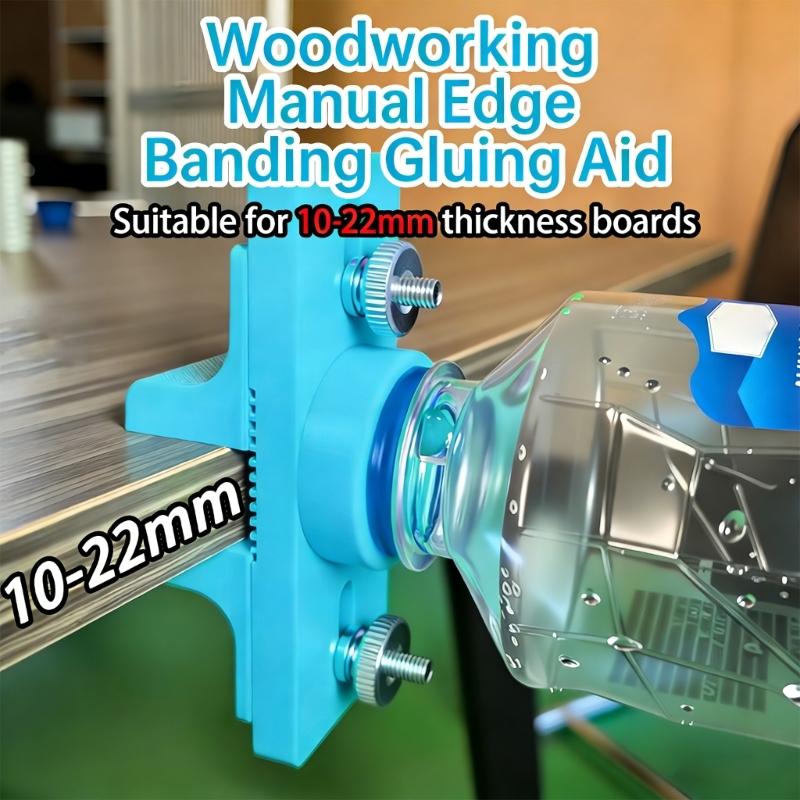 Woodworking Edge Banding Glues Applicator Board Edge Gluing Tool for 10-22mm Wood Panels Manual Glues Spreading Tool