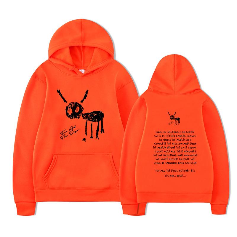 Rapper Drake for All The Dogs Letter Hoodie Design Men's Women's Sweatshirt Fleece Oversized Couples Streetwear Hoodies