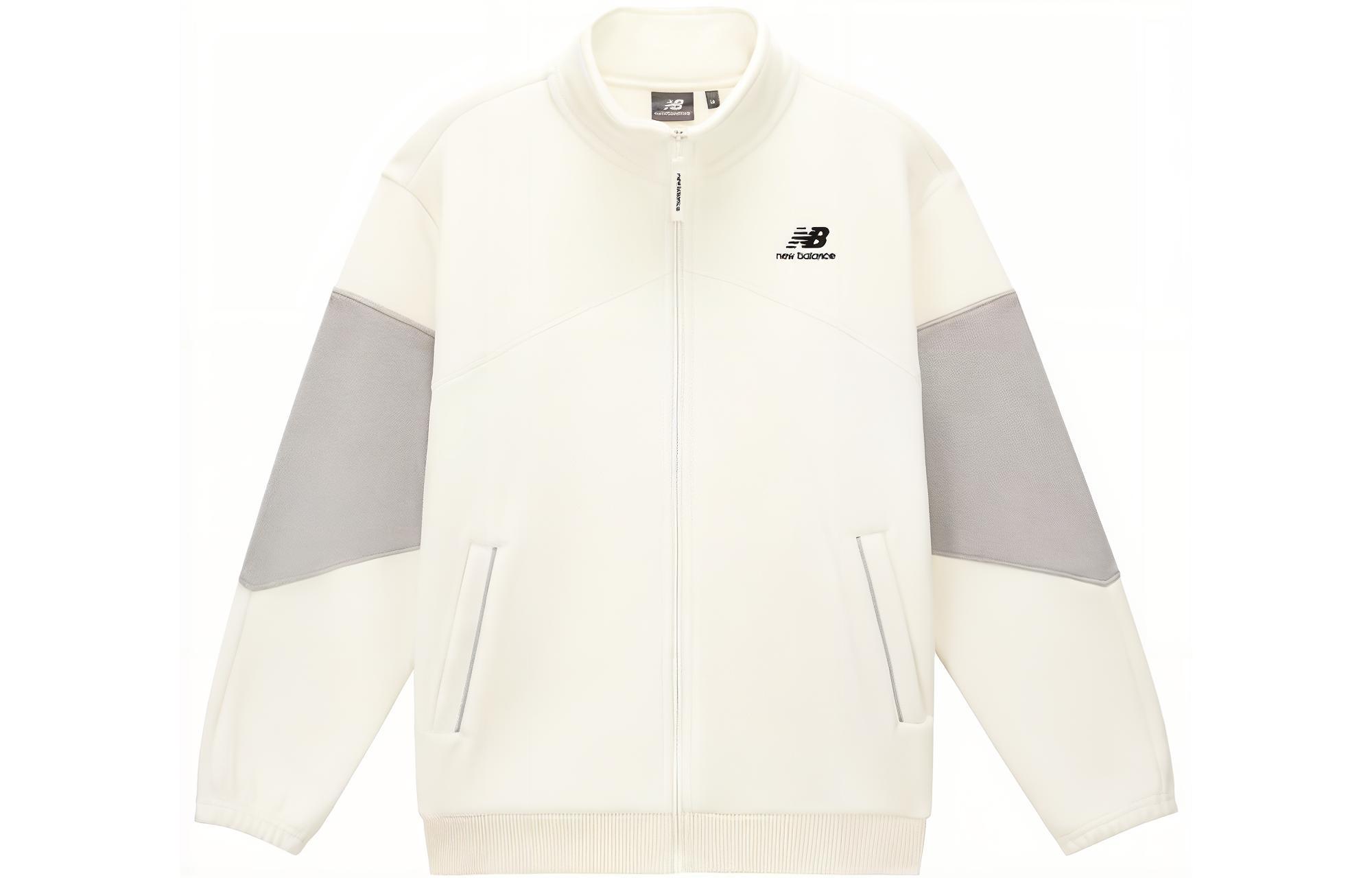 

New Balance Sports Life Collection Jackets Unisex White Stand Collar Moderate Other 6DD38811-IV XXL