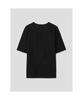 8SECONDS Layered Color Block Henley Neck Short Sleeve Knit Black