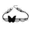 Französisches Süßes Spitze Schmetterling Vielseitiges Schlüsselbein Choker Halskette Für Frauen