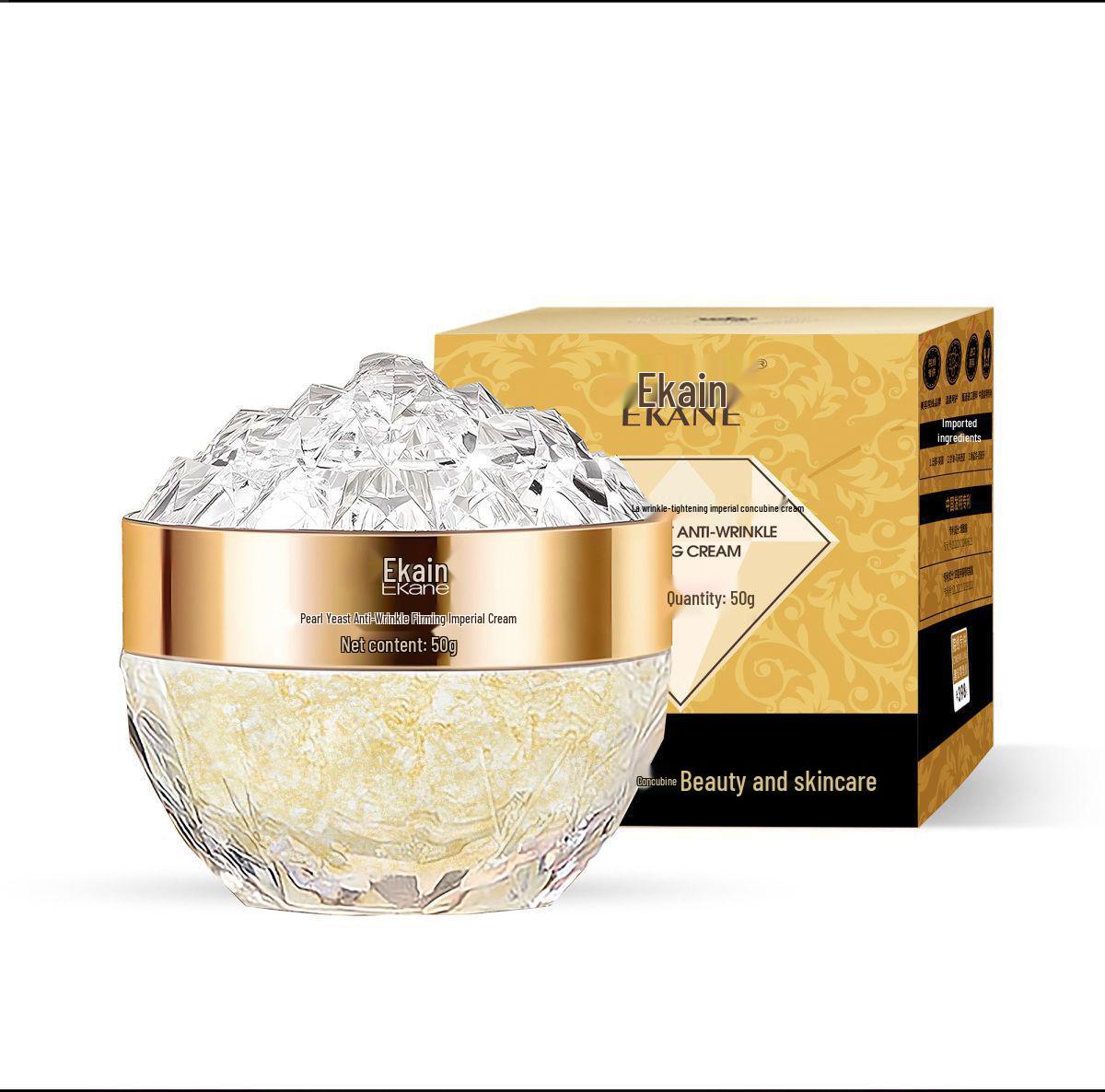 

Крем проти зморшок та для зміцнення зі смаком перлової дріжджі: Освітлює, зволожує та живить для природного сяйва.