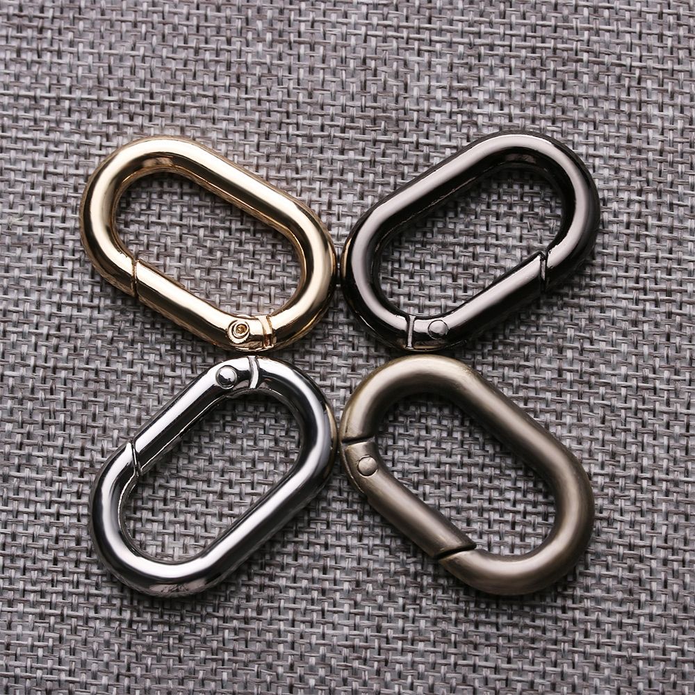 Bottle Hooks Camping Hiking Handbags Clips Outdoor Carabiner Spring Oval Rings Bag Belt Buckles