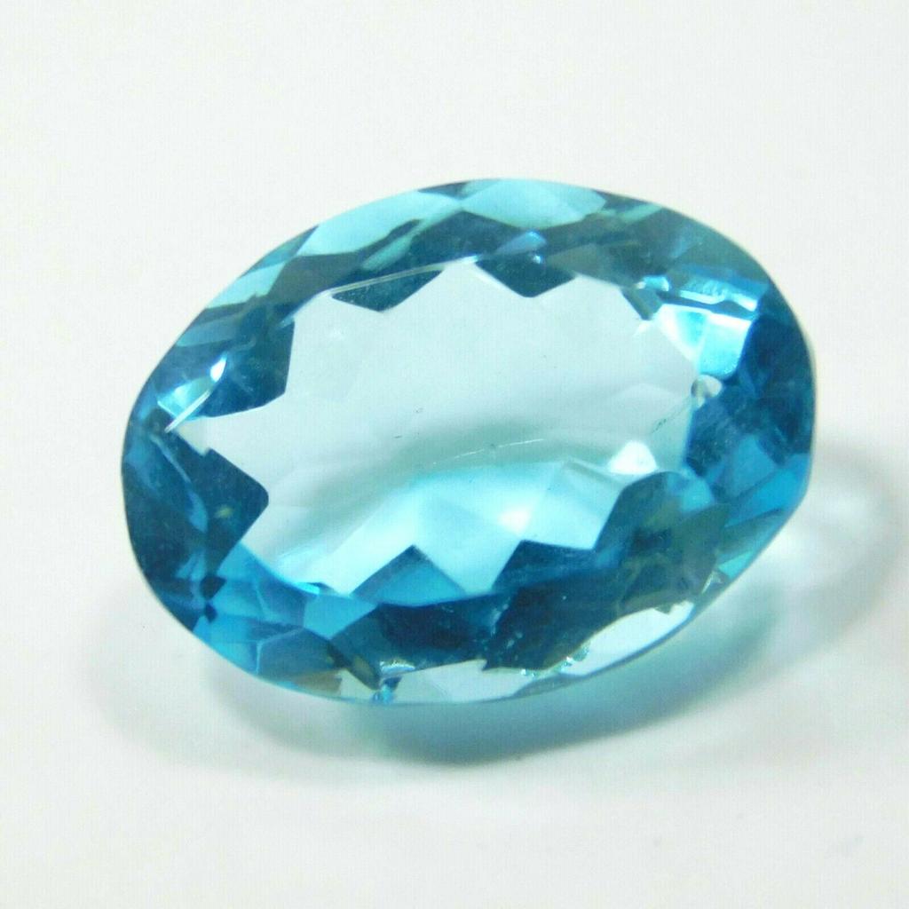 Natural Blue Aquamarine Oval Shape 8.85 Ct CERTIFIED Loose Gemstones