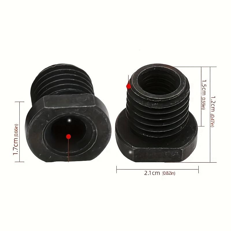 Winkelschleifer Aufsatzadapter,M10 auf M14/M16,Einfach zu installieren Schnellwechsel Polierer Schnittstellenverbinder Gewindeadapter