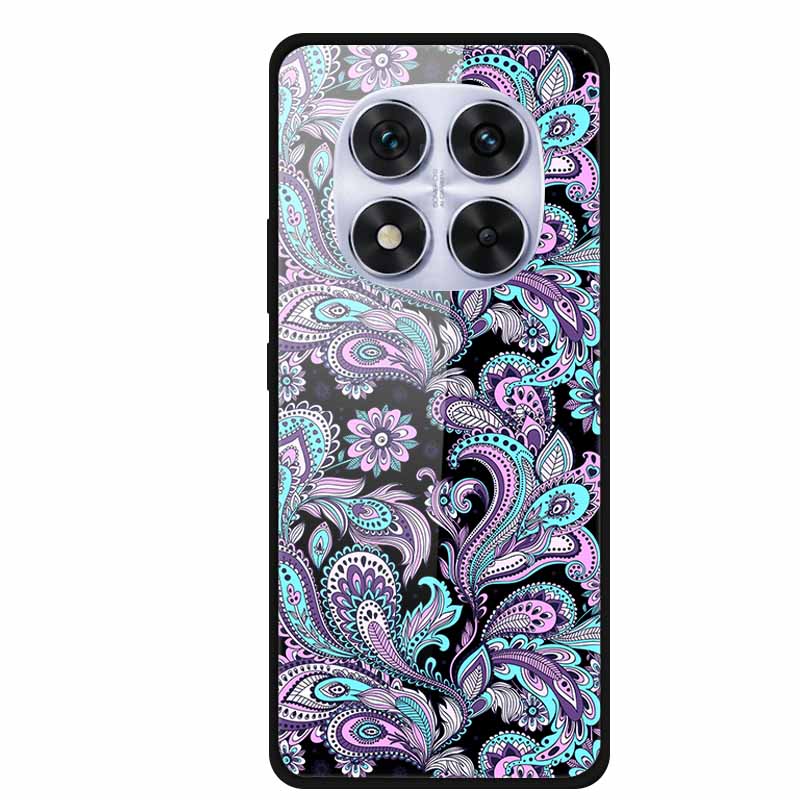 Glass Back Cover For Redmi Note 14 Note14 Pro 4G Case Tempered Glass Case For Xiaomi Redmi Note 14 Pro 5G Phone Case Soft Bumper