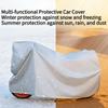 1PC motorcycle clothing PEVA single-layer rain and sun protection bicycle cover, electric vehicle protective cover