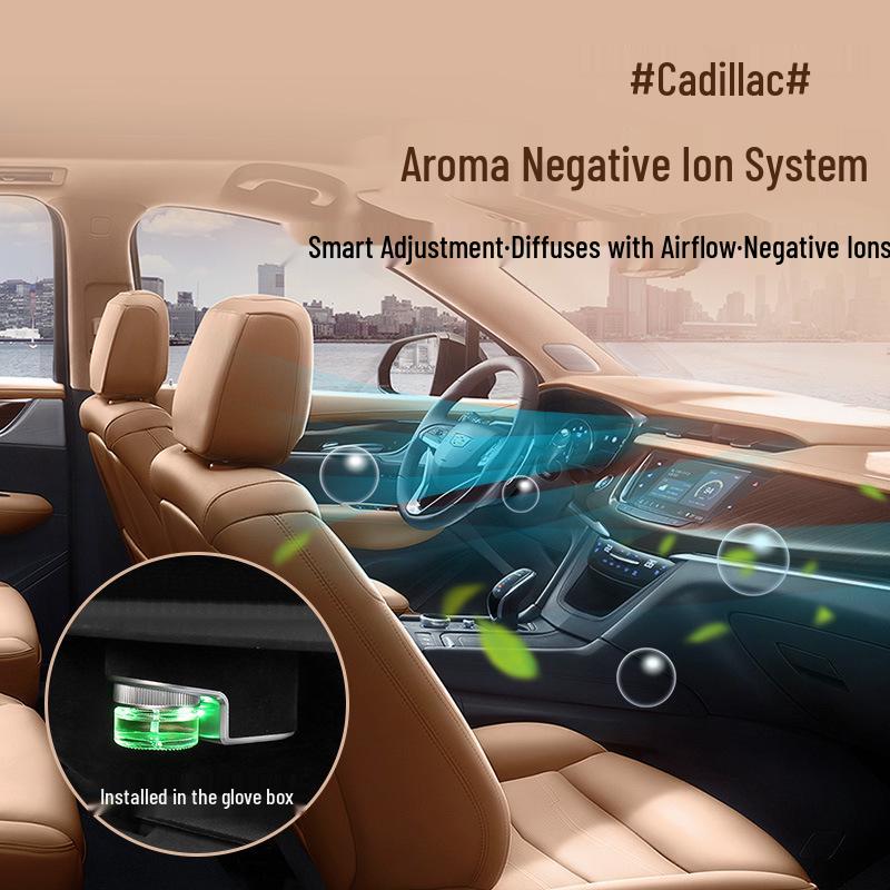 Cadillac XT5/XT6/CT5/CT4 Car Fragrance System: Interior Perfume, Aromatherapy & Deodorization with Negative Ions Blue Ocean Perfume Refill