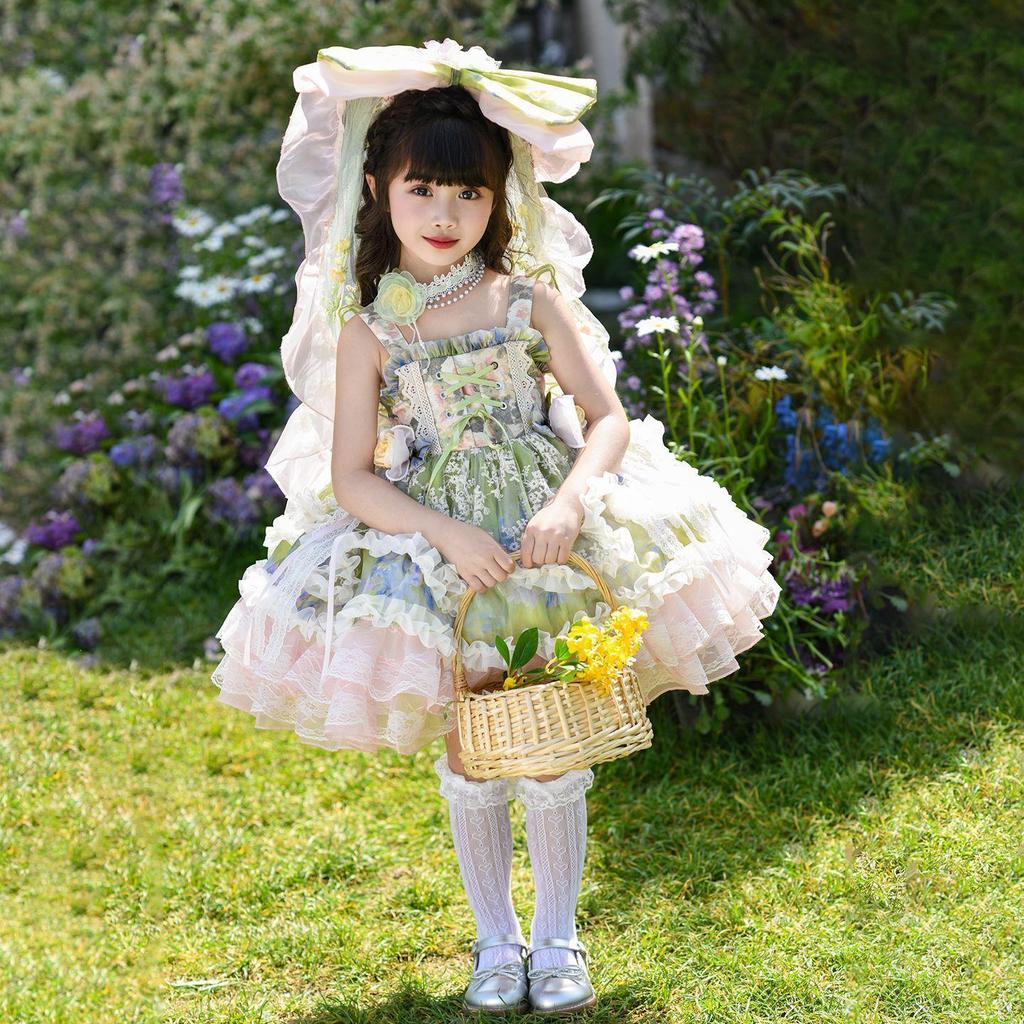 Girls' Wizard of Oz Lolita Princess Dress - 26 New Summer Styles, Puffy Forest Gown for Birthdays