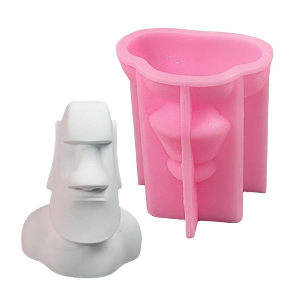 Гибкая силиконовая форма для свечей в виде портретной скульптуры, форма для изготовления ароматических свечей для ароматерапии, форма для ручной работы, форма для настольного украшения