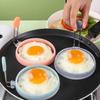 2 Pieces Heat-resistant Round Fried Eggs Mold Scald-proof Handle Muffin Mold Omelet Mold  Cookies