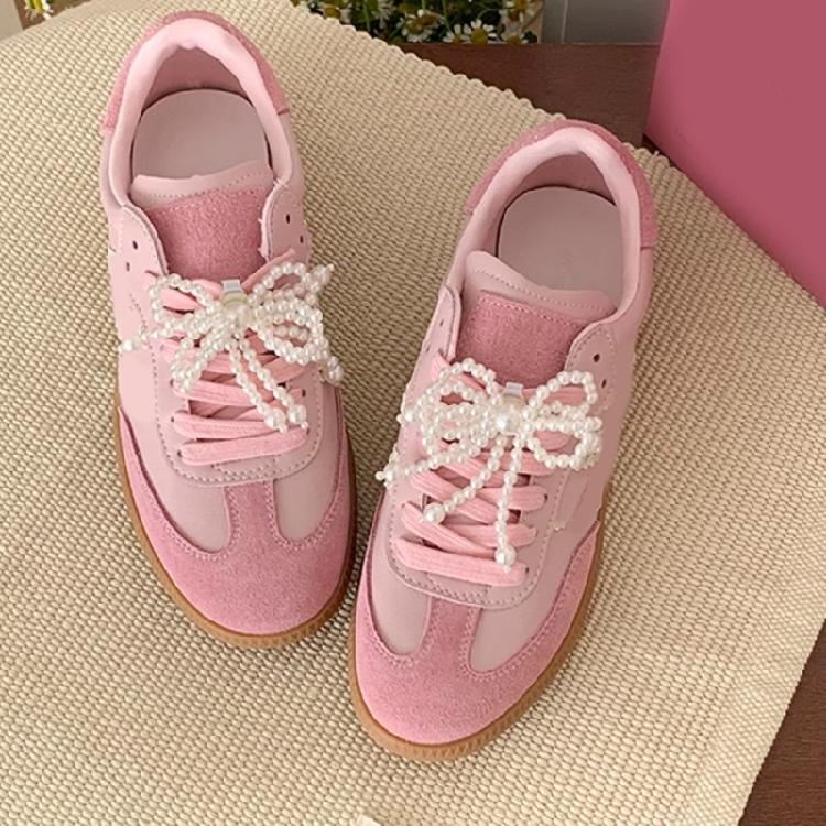 Pearl Bows Shaped Shoe Clip for Keychain Earrings Neckalce Jewelry Making Tool