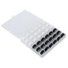 36pcs Transparent Bobbins Box Set Size A Plastic Bobbin Case Sewing Threads Set For Sewing Machines