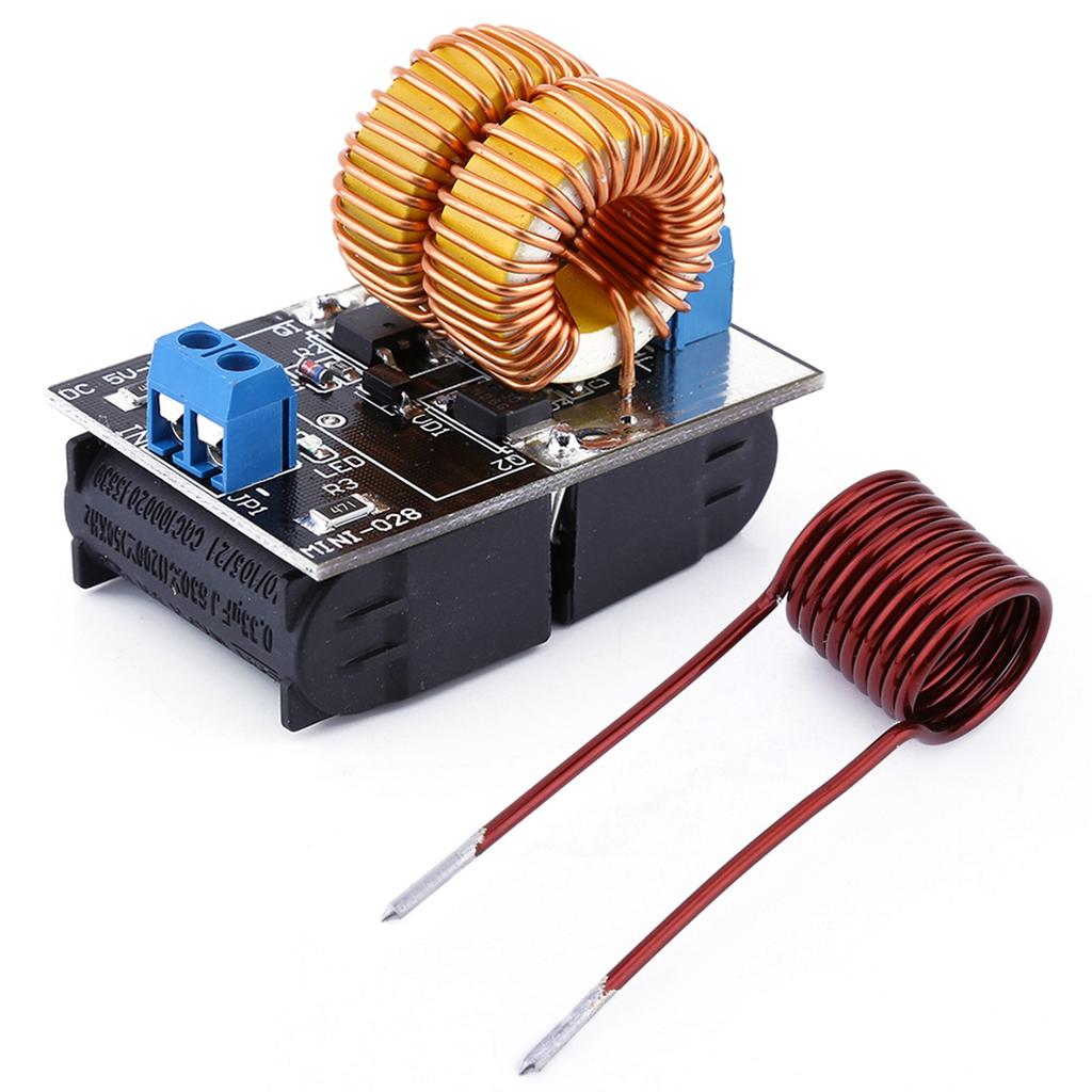 5v 12v ZVS Induction Heating Power Supply Module  Jacob\'s Ladder with Coil