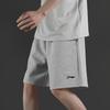 Li-Ning Comfortable Breathable Loose Fit Five-Point Shorts Unisex shorts Light-Gray AKSW623-2