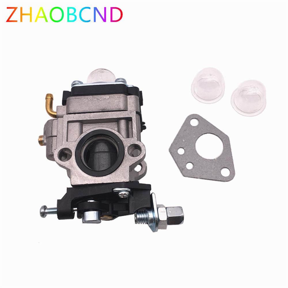 15mm Carburetor Kit for Engine 40-5 44-5 For Brushcutter 43cc 49cc 52cc Strimmer Cutter Chainsaw Carb Carburetors Jets 1