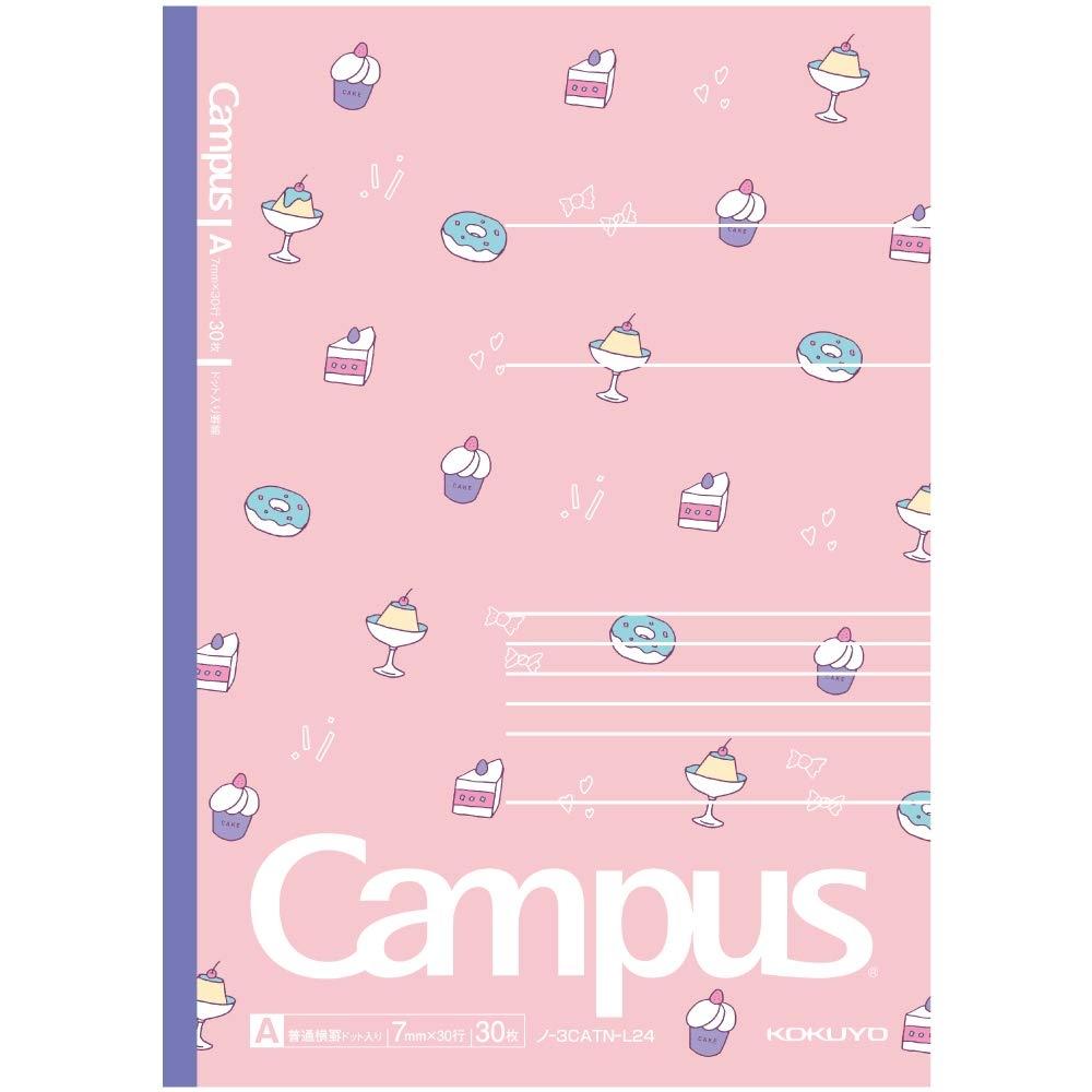 KOKUYO Note Campus Note Limited B5 5-Book Pack Dot Ruled A Ruled Daily Colors No-3CATN-L24X5
