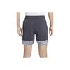 Nike Dri-FIT Solid Straight-Leg Athletic Shorts Men Bottoms Phantom-Iron DV0705-015