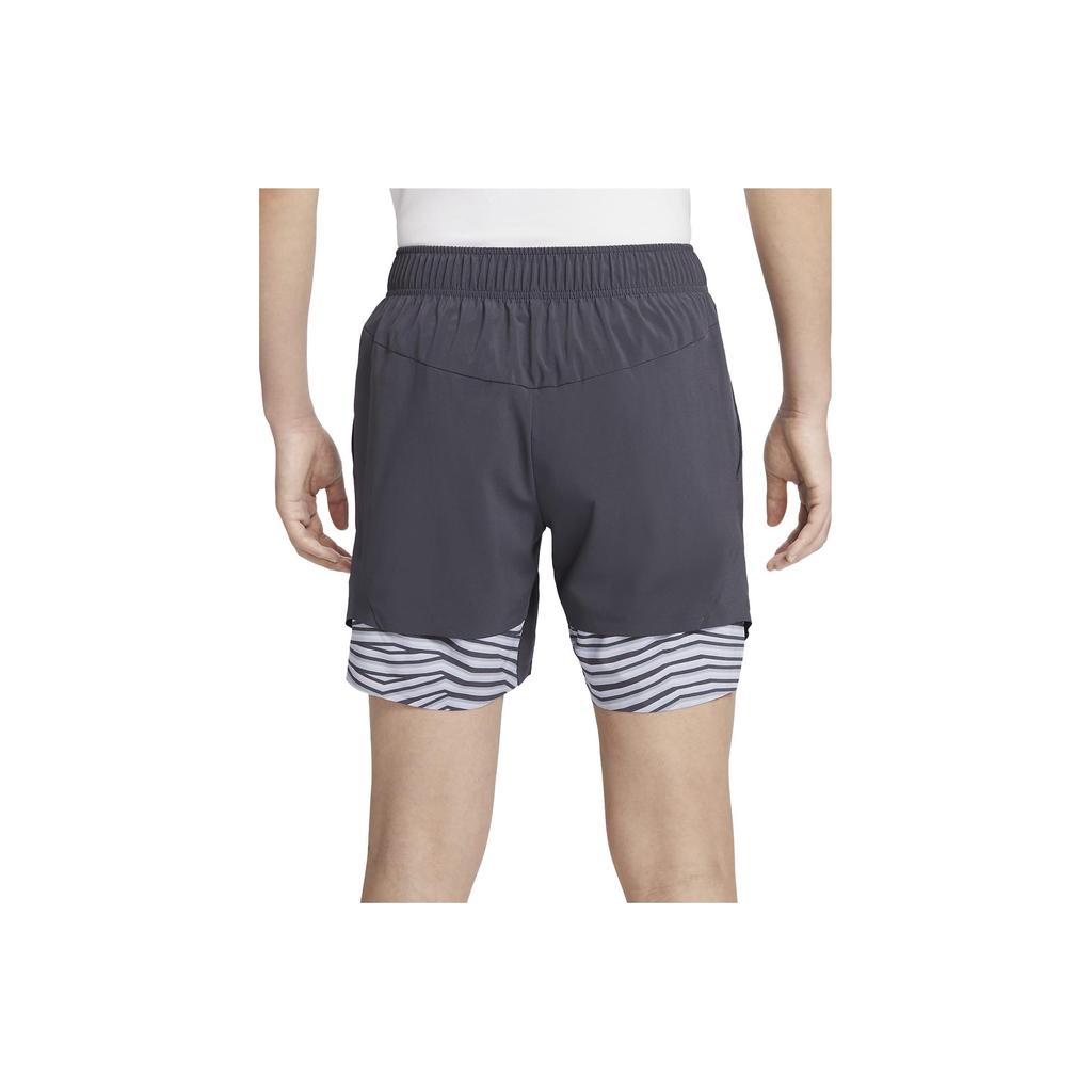 Nike Dri-FIT Solid Straight-Leg Athletic Shorts Men Bottoms Phantom-Iron DV0705-015