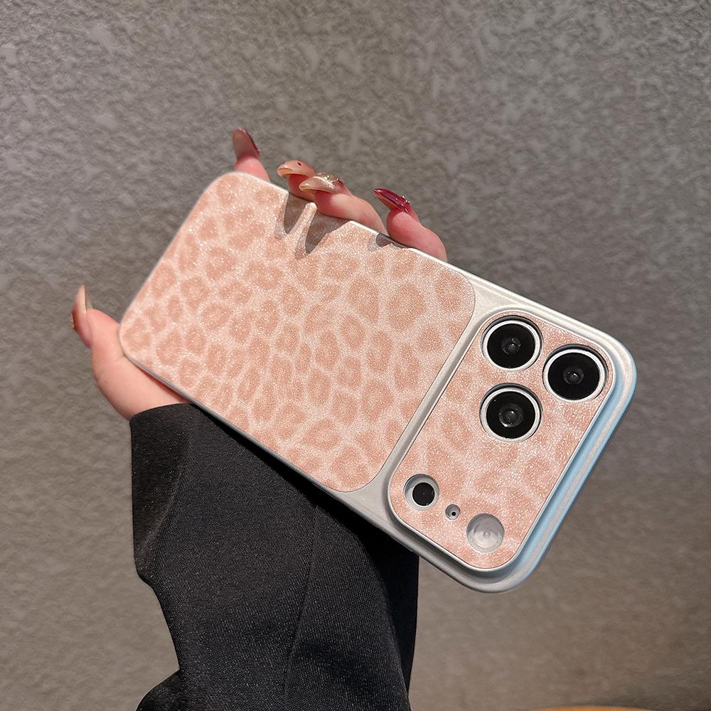 Full Leopard Print Texture Phone Case For iPhone 17 16 15 14 13 Pro Max 17Pro Shockproof Bumper Cover For iPhone17 16 Pro Max