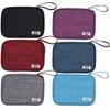 Polyester Cable Organizer Bag Tangle-Free Charger Cable Case Portable USB Organizer  Travel Use